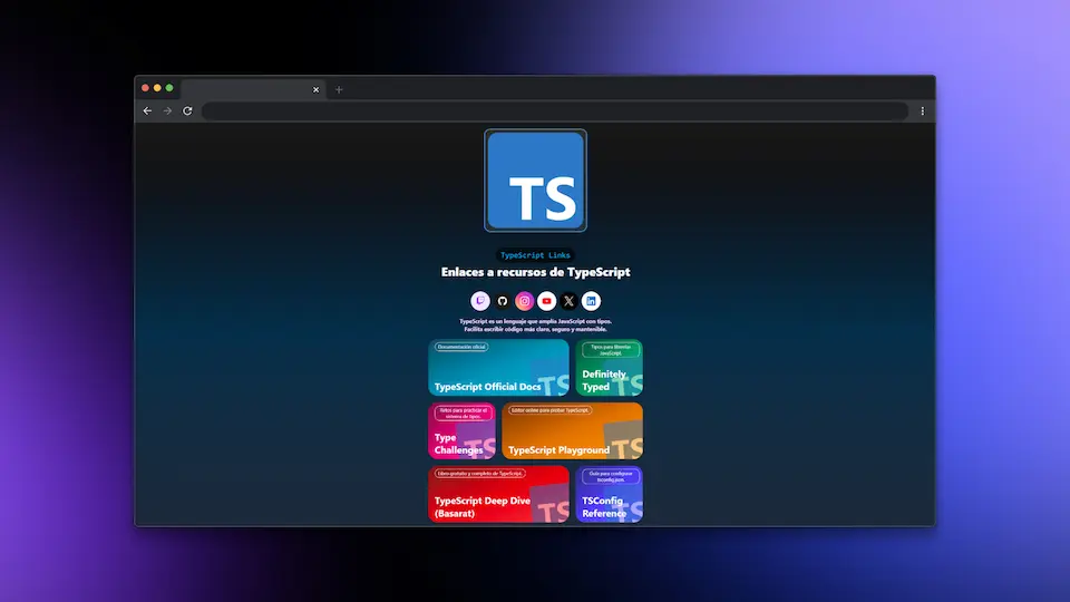 Captura de pantalla del proyecto /projects/TypeScriptLinks.webp